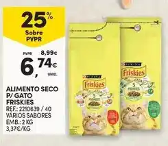 Continente Purina - alimento seco p/ gato friskies promoção