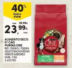 Continente Purinaone - alimento seco p/ cão promoção