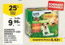 Continente Purina - alimento humido p/ cao friskies promoção