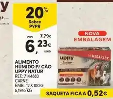 Continente Alimento humido p/ cao promoção