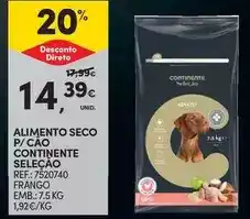 Continente Continente - alimento seco p/ cao conteinente promoção
