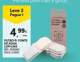 Continente Filtro p/ fonte de agua linx promoção