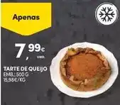 Continente Tarte de queijo promoção