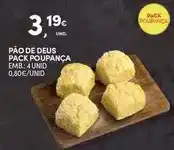Continente Pao de deus promoção