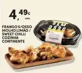 Continente Continente - frango s/osso molho limao/ sweet chilli cozinha promoção