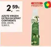Continente Continente - azeite virgem extra em spray promoção