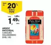 Continente Pato real - arroz promoção
