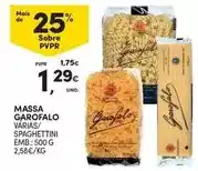 Continente Garofalo - massa garofalo promoção