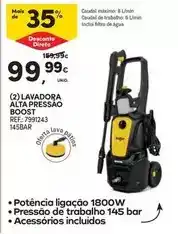 Continente Boost - lavadora alta pressão promoção