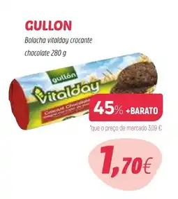 Coviran GULLON Bolacha vitalday crocante chocolate promoção
