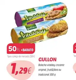 Coviran GULLON Bolacha vitalday crocante original, fruit&fibra ou tradicional promoção