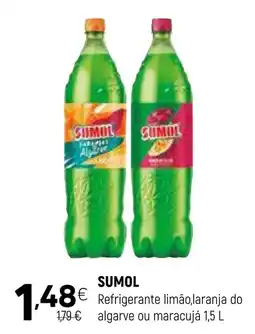 Coviran SUMOL Refrigerante limão,laranja do algarve ou maracujá promoção