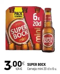 Coviran SUPER BOCK Cerveja mini promoção
