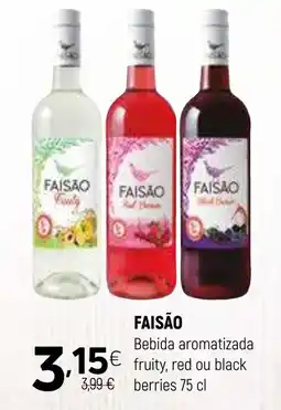 Coviran FAISÃO Bebida aromatizada fruity, red ou black berries promoção