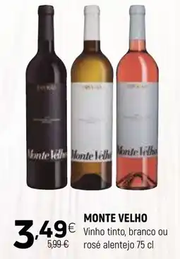 Coviran MONTE VELHO Vinho tinto, branco ou rosé alentejo promoção