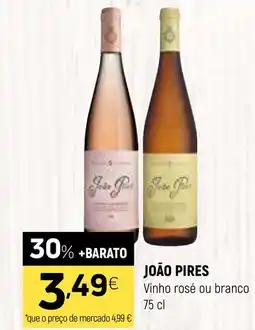 Coviran JOÃO PIRES Vinho rosé ou branco promoção