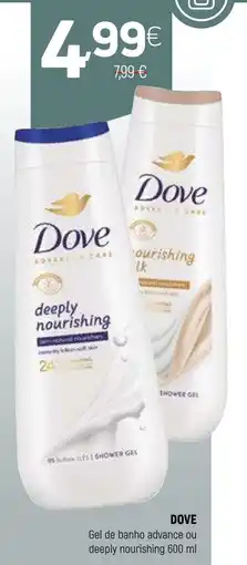 Coviran DOVE Gel de banho advance ou deeply nourishing promoção