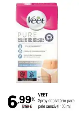 Coviran VEET Spray depilatório para 12,99 € pele sensível promoção