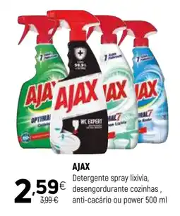 Coviran AJAX Detergente spray lixivia, desengordurante cozinhas anti-cacário ou power promoção