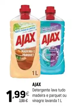 Coviran AJAX Detergente lava tudo madeira e parquet ou vinagre lavanda promoção