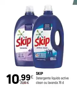 Coviran SKIP Detergente líquido active clean ou lavanda promoção