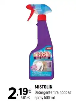 MISTOLIN Detergente tira nódoas spray