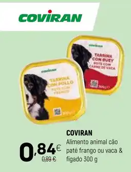 Coviran COVIRAN Alimento animal cão paté frango ou vaca & fígado promoção