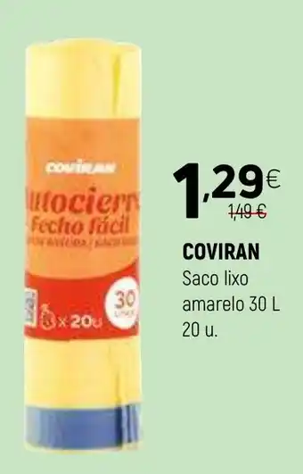 Coviran COVIRAN Saco lixo amarelo promoção