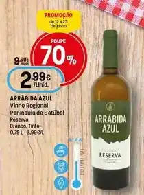 Intermarché Arrabida azul - vinho regional peninsula de setubal promoção