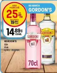 Intermarché Gordon's - gin pink promoção