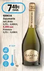 Intermarché Gancia - espumante asti, bruto promoção