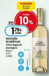Intermarché Selecção de enófilos - vinho regional alentejano promoção