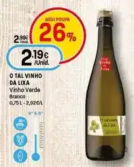 Intermarché O tal vinho da lixa - vinho verde promoção