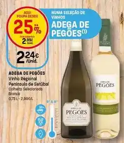 Intermarché Adega de pegões - vinho regional peninsula de setubal promoção