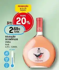 Intermarché Selecção de enófilos - vinho promoção