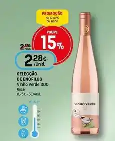 Intermarché Selecção de enófilos - vinho verde doc promoção