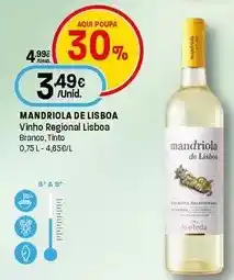 Intermarché Mandriola de lisboa - vinho regional lisboa promoção