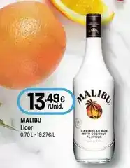 Malibu licor