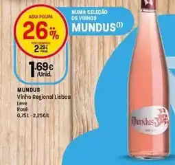 Intermarché Mundus - vinho regional lisboa promoção
