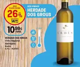 Intermarché Herdade dos grous - vinho regional alentejano promoção