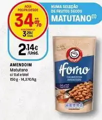 Intermarché Matutano - amendoim promoção
