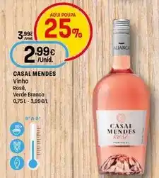 Intermarché Casal mendes - vinho rosé promoção