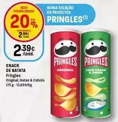 Intermarché Pringles - snack de batata promoção