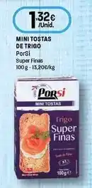 Intermarché Porsi - mini tostas de trigo promoção