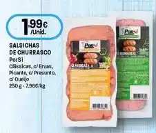 Intermarché Porsi - salsichas de churrasco promoção
