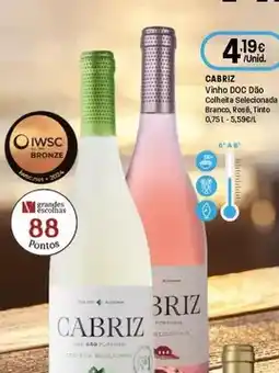 Intermarché Cabriz - vinho doc dão colheita selecionada branco, rosé, tinto promoção