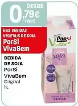 Intermarché Porsi vivabem - bebida de soja promoção