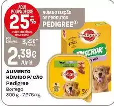 Intermarché Pedigree - alimento humido p/ cao promoção