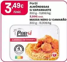 Intermarché Porsi - almôndegas c/esparguete promoção