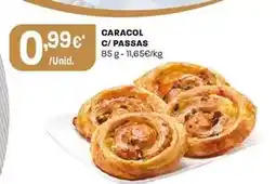 Intermarché Caracol c/passas promoção